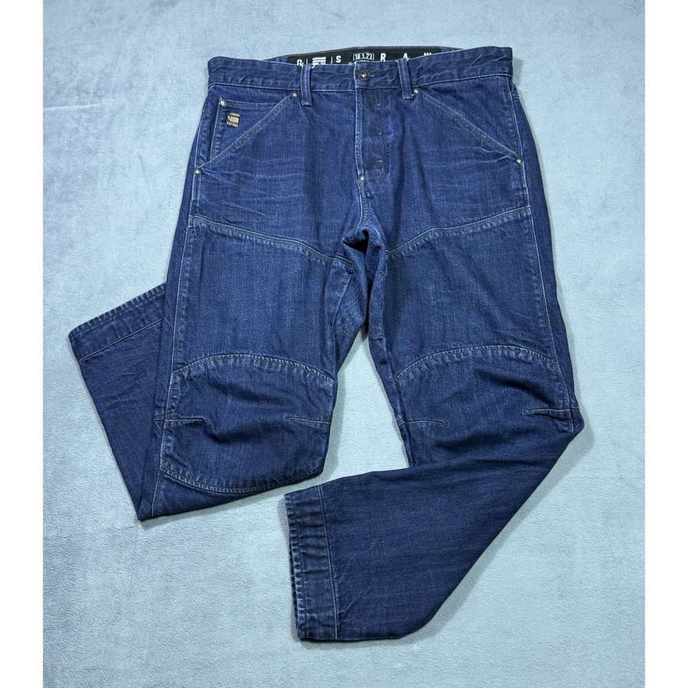 G Star Raw Jeans Mens 34x30 5620 3D Original Relax Tapered Retro Stretch USA